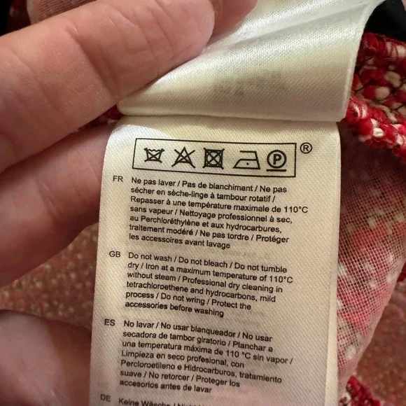 Maje Red and Black Mini Dress - Picture 13 of 14